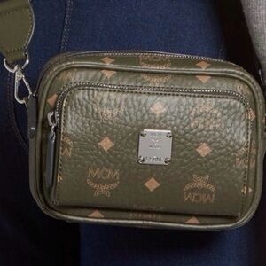 Chic Authentic MCM Crossbody Bag (Color: Sea Turtle)